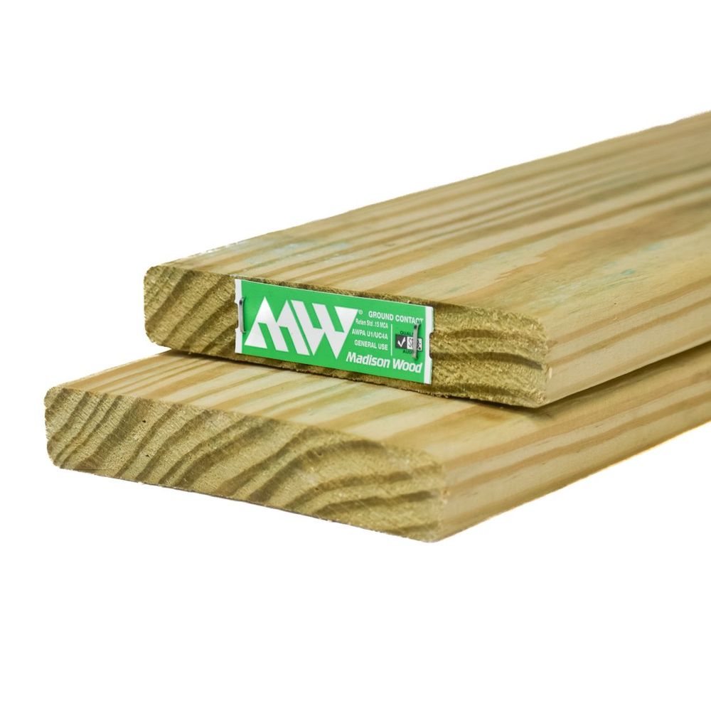 5/4 x 6-12' Premium Pt Decking at CBM Construction Building
